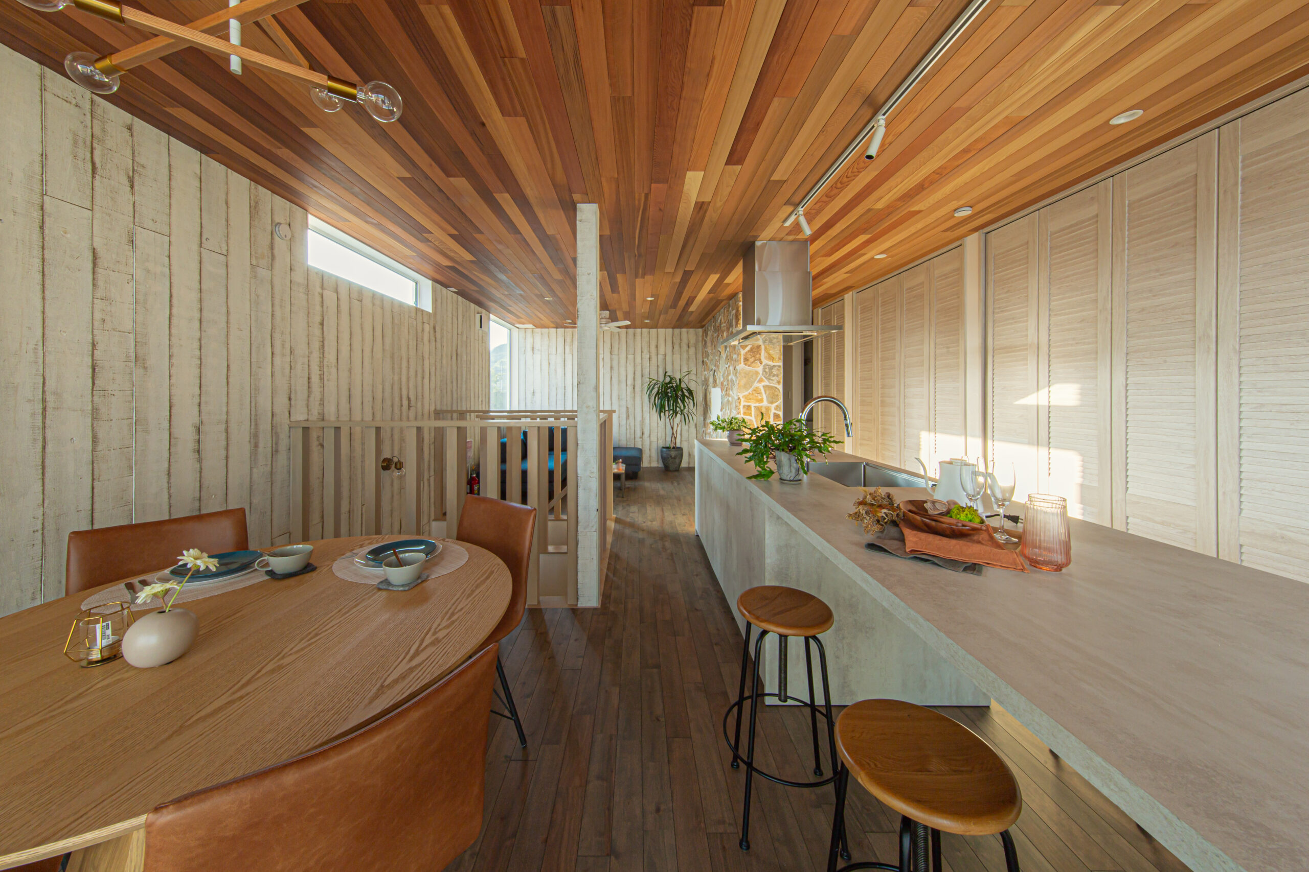 木のぬくもりが包む、心地よいインテリア