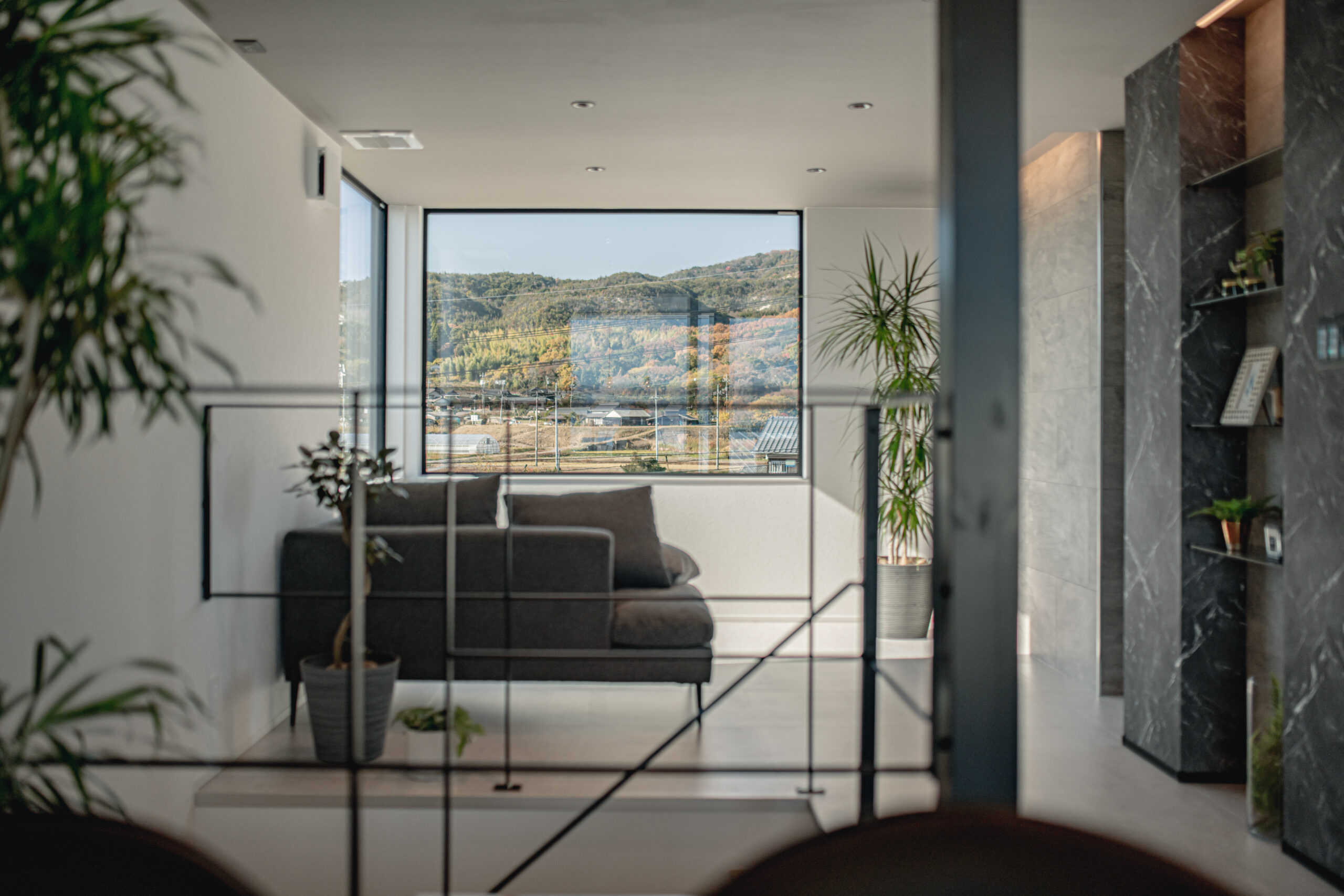 窓の切り取り方が生む、外とつながる開放感